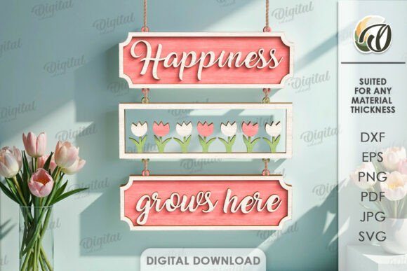 Create a Fresh Welcome with Hello Spring Wall Decor Laser Cut