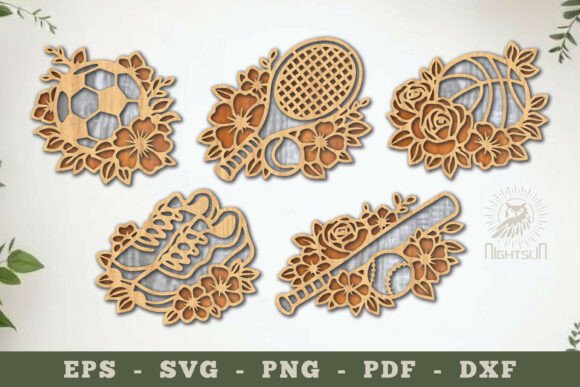 Decorative Sport Lasercut Decoration: A Bold Typeface for Dynamic Designs