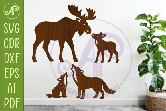 Woodland Animal Silhouette Animals 1